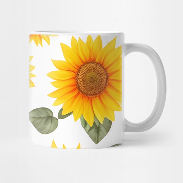 Sunflowers Pattern by Salasala